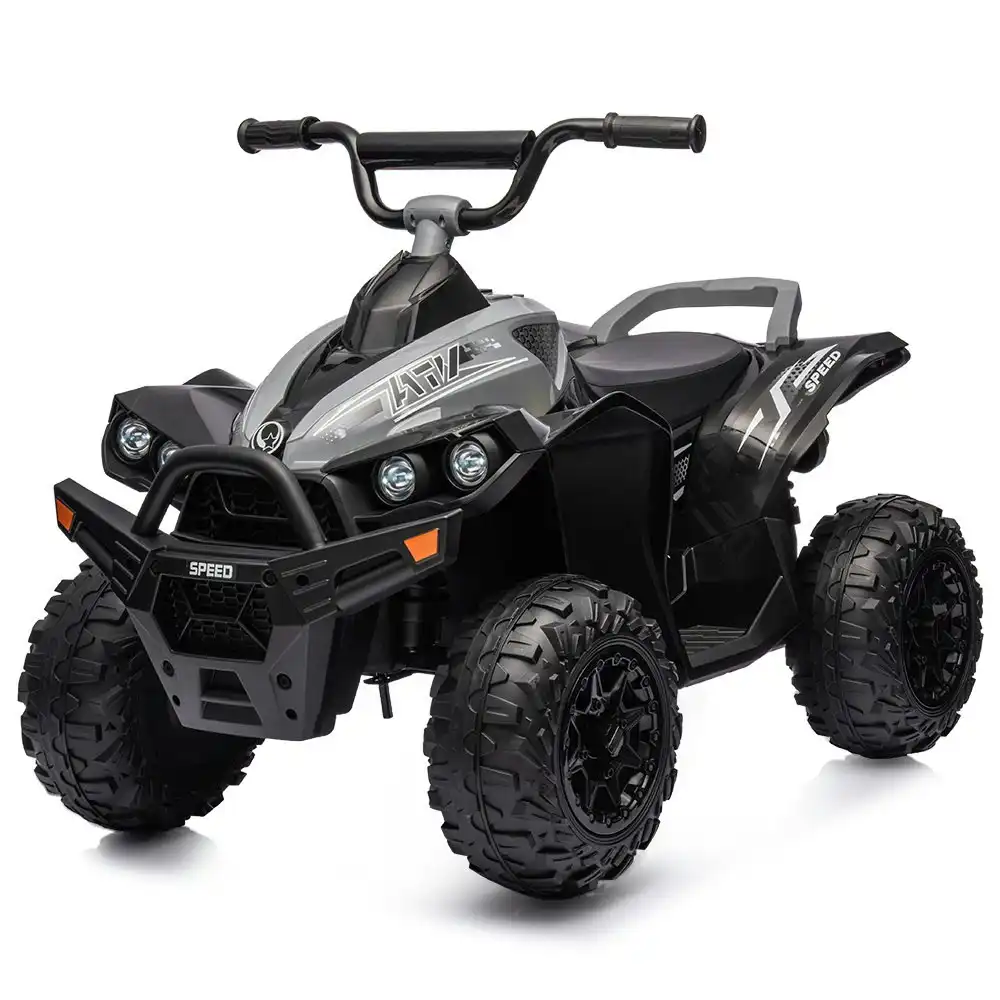 Rovo Kids Electric Ride On Quadbike ATV Toy Car, Black