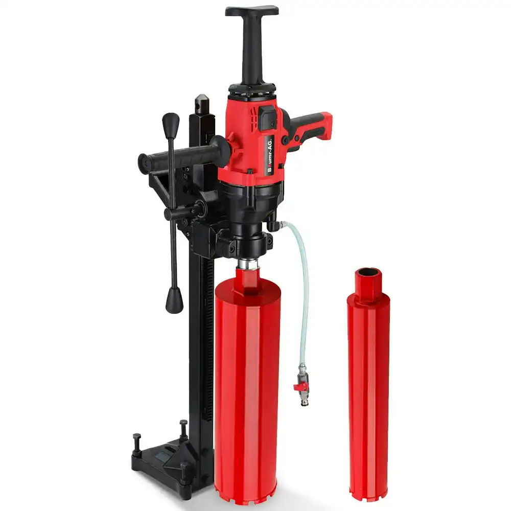 Baumr-AG 2000W 160mm Handheld Core Drill w/Stand,63mm & 127mm Drill Bit Combo, for Concrete Coring Hole Drilling