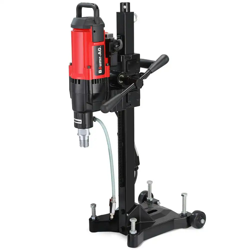 Baumr-AG 3200W 280mm Concrete Core Drill with Wheeled Stand Rig