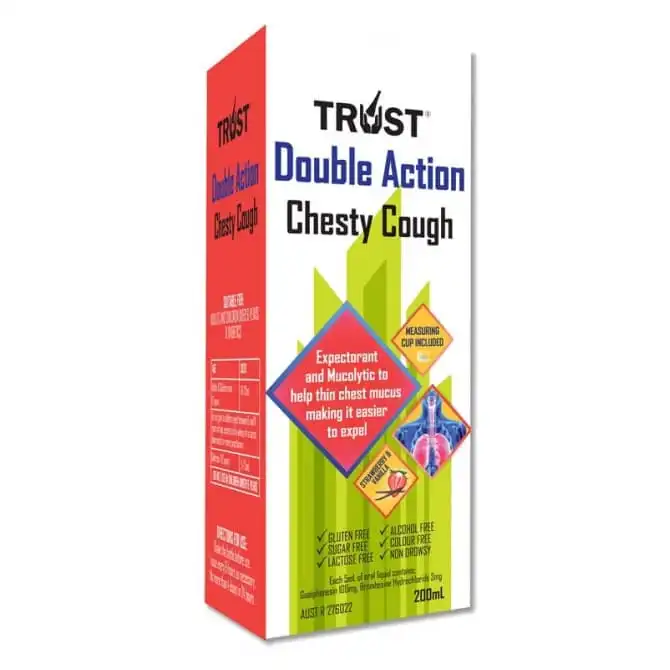 Trust Double Action Chesty Cough 200ml