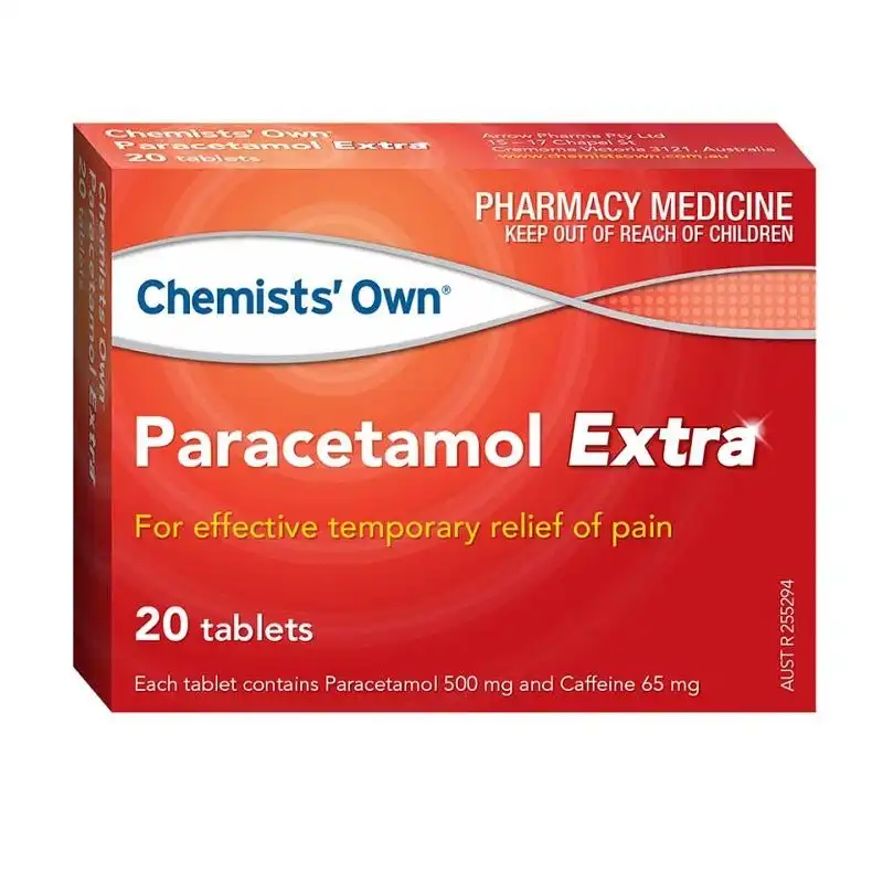 Chemists' Own Paracetamol Extra 20 Tabs (Generic of PANADOL EXTRA)