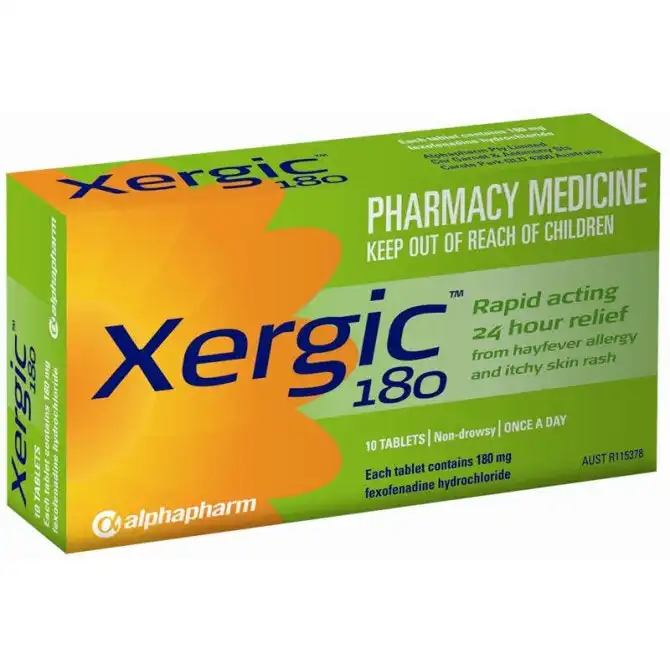 Xergic 180mg 10 Tablets