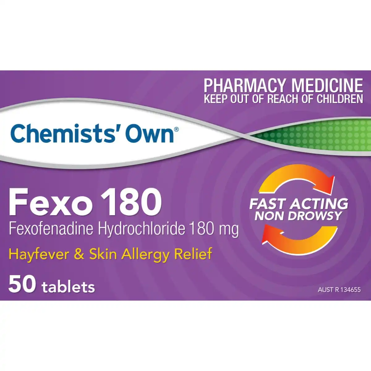 Chemists' Own Fexo 180mg 50 Tabs (Generic for TELFAST)