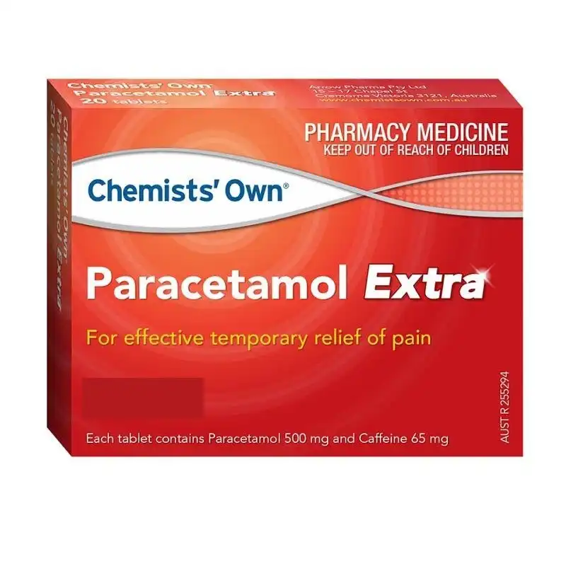 Chemists' Own Paracetamol Extra 40 Tabs (Generic of PANADOL EXTRA)
