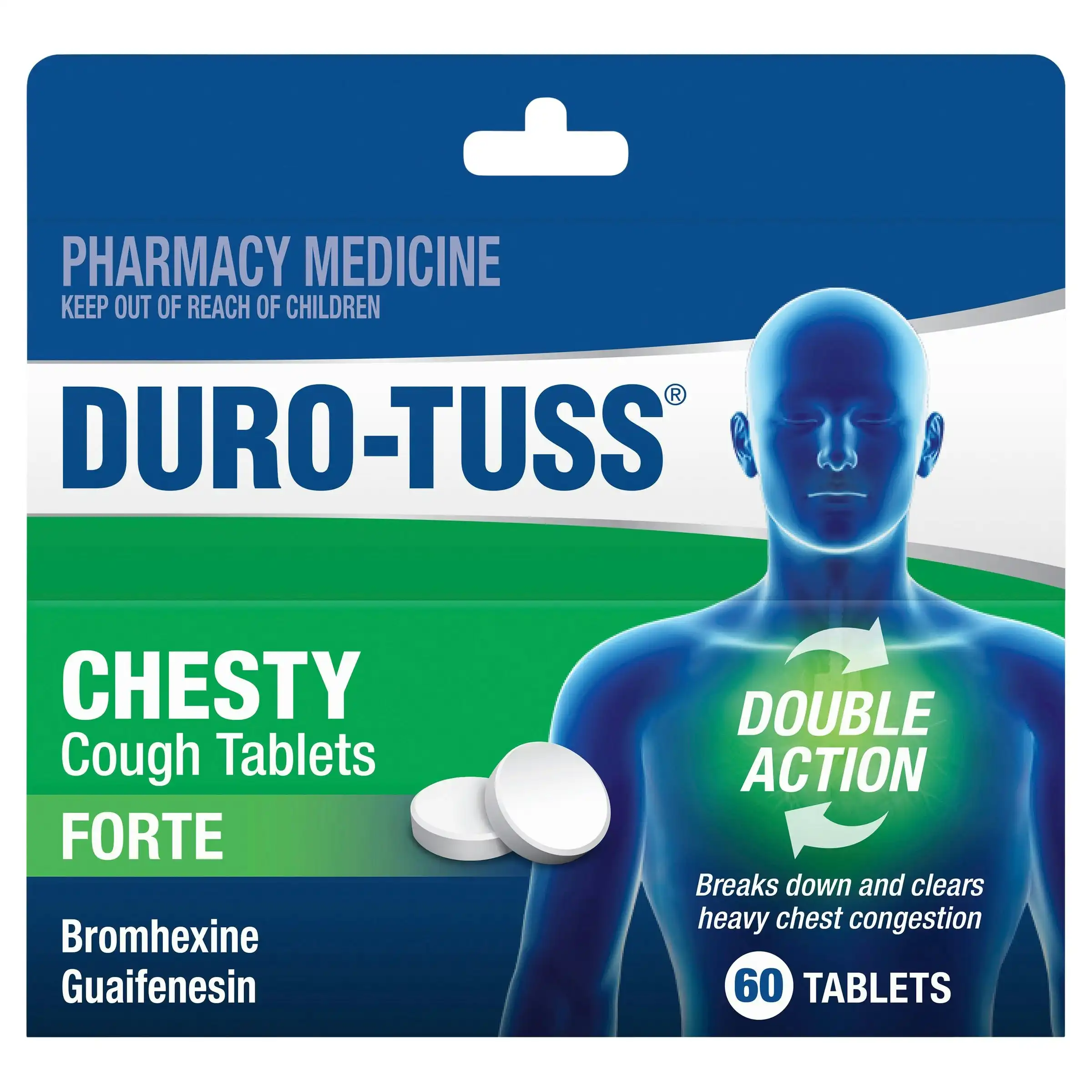 Duro-Tuss Chesty Cough Forte (Non-Drowsy) 60 Tabs