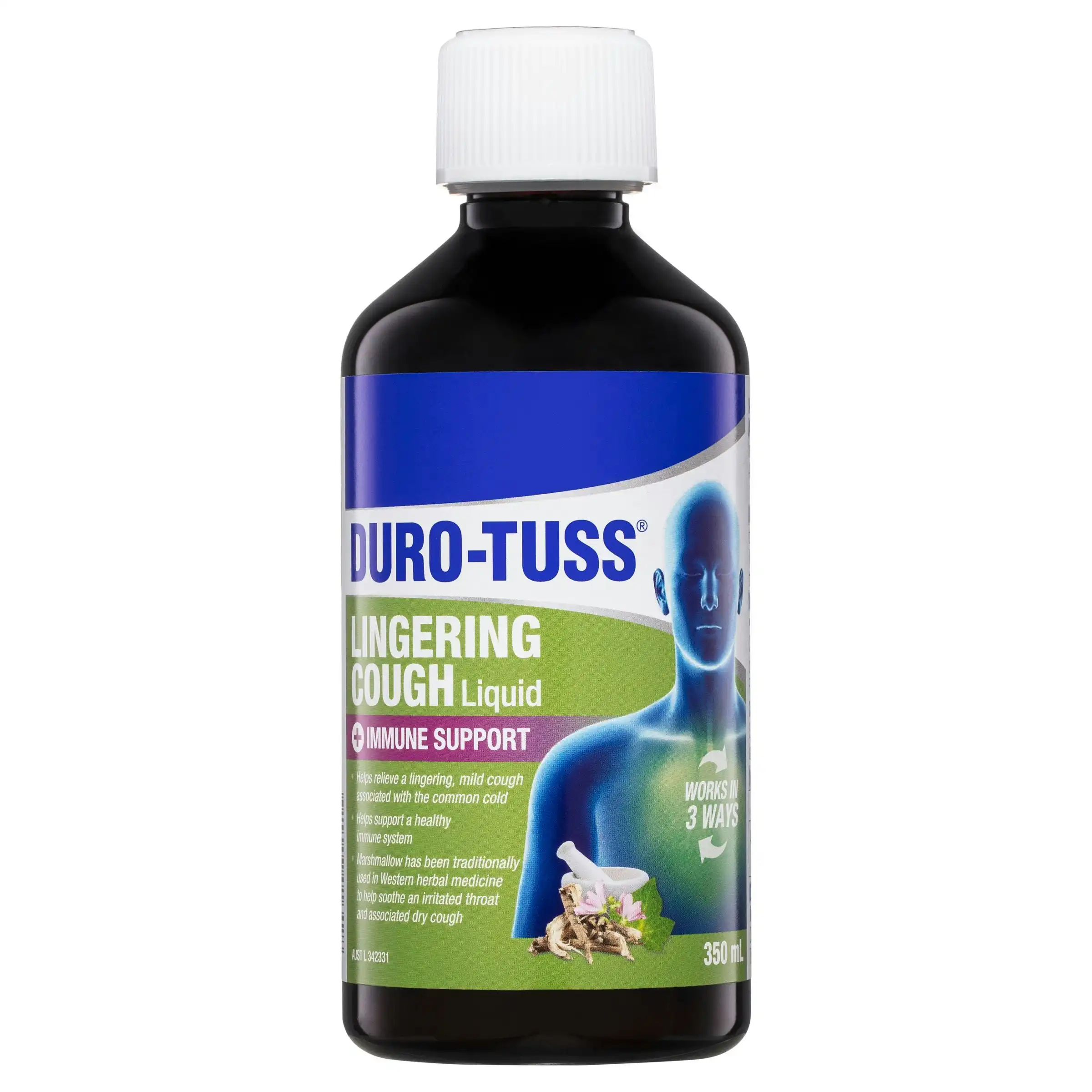 Durotuss Lingering Cough + Immune Support 350ml