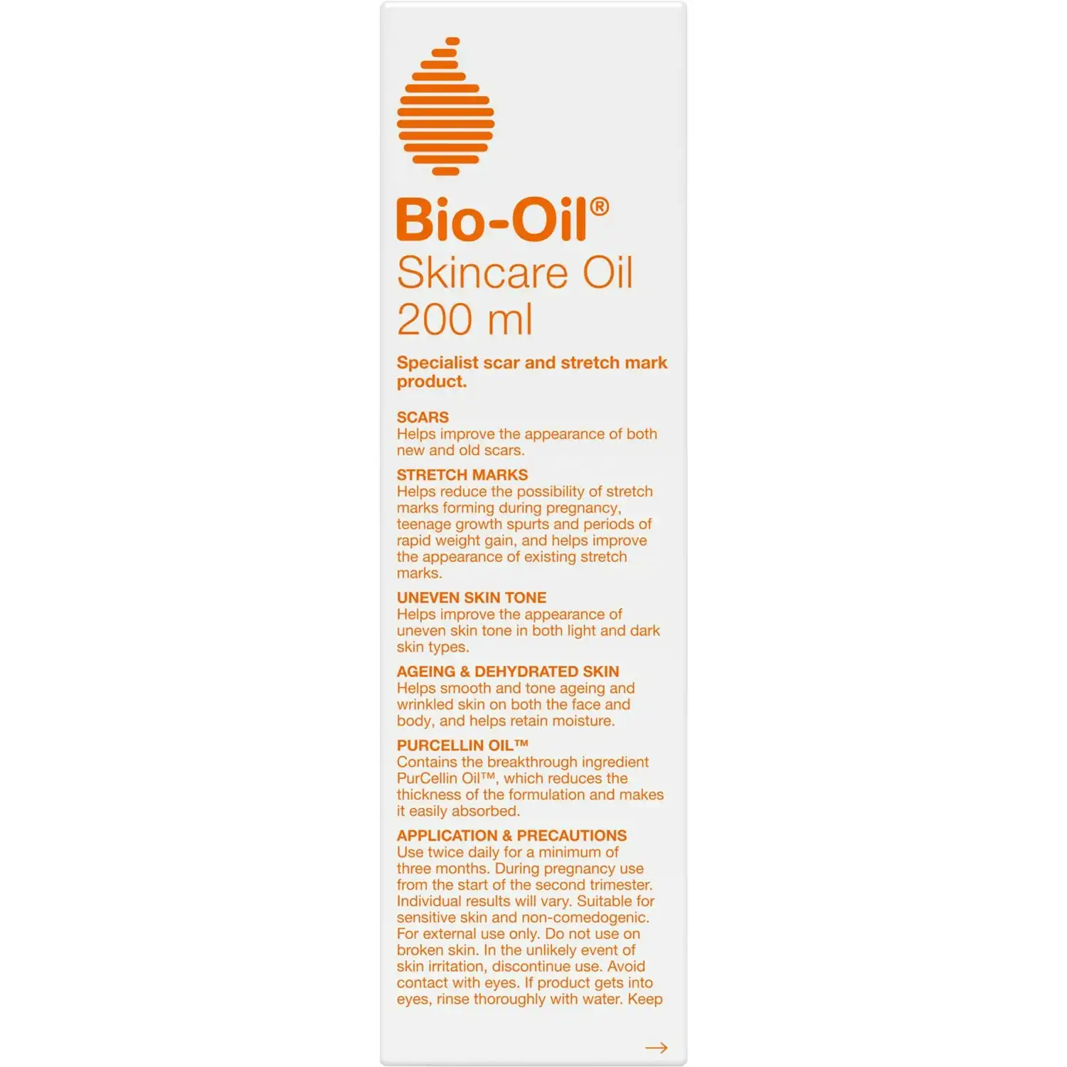 Bio Oil Skin Care Original 200ml