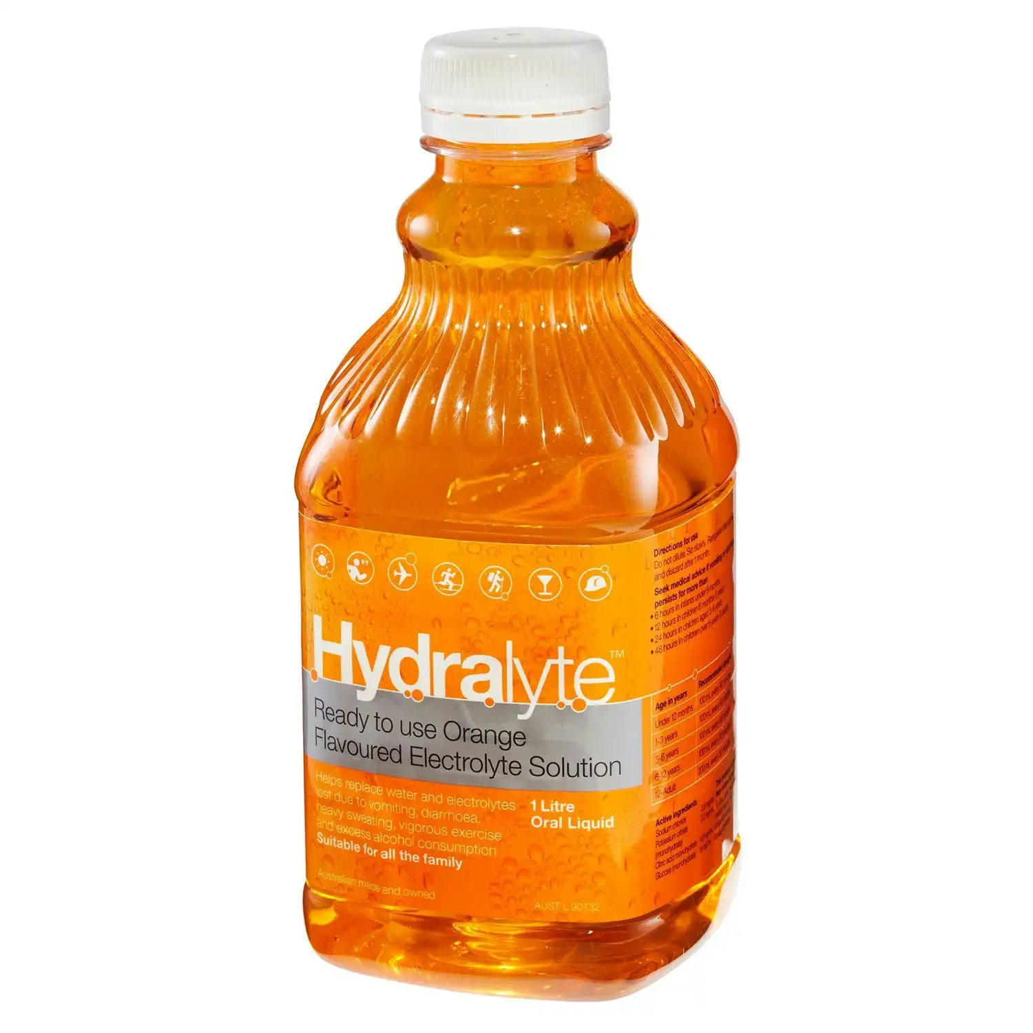 Hydralyte Liquid Orange 1Litre