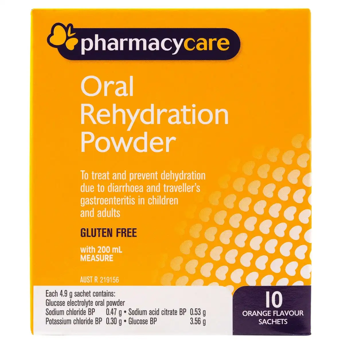 Pharmacy Care Oral Rehydration 10 Sachets