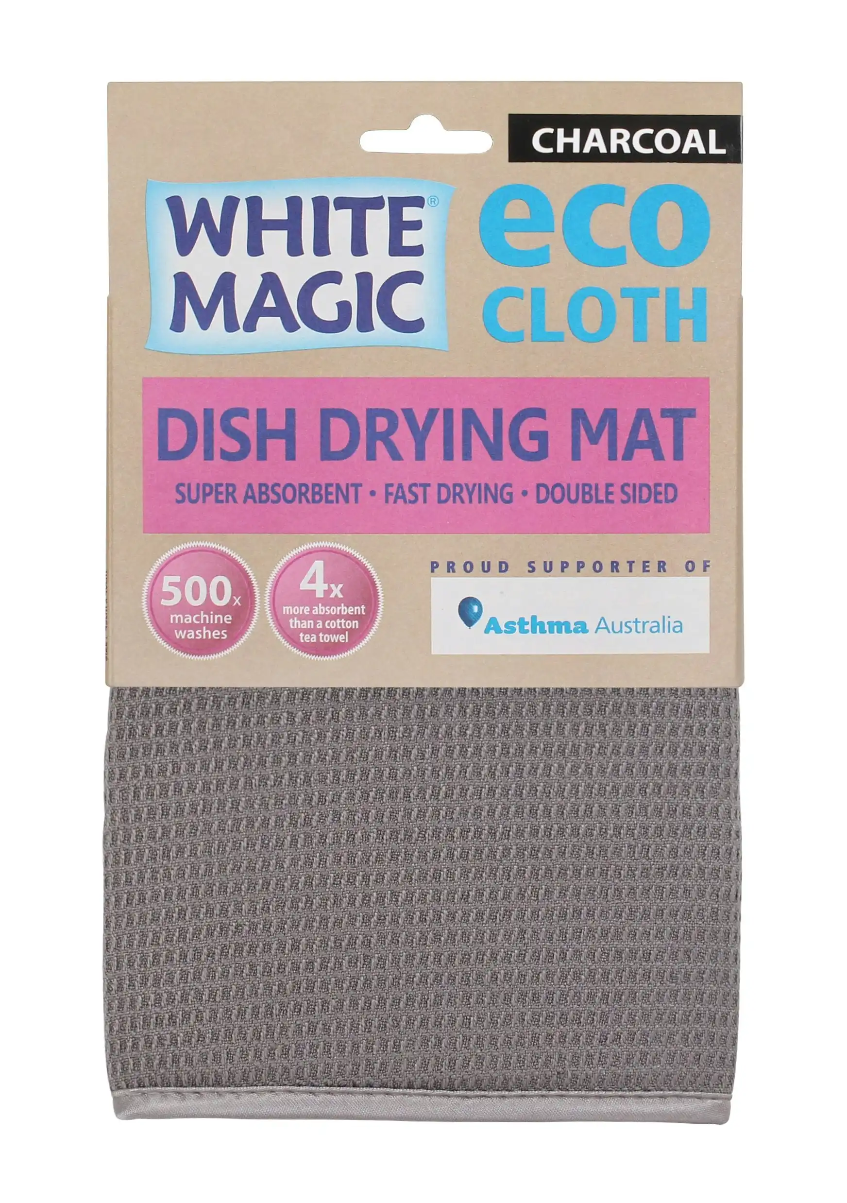White Magic Drying Mat Charcoal 1Pk