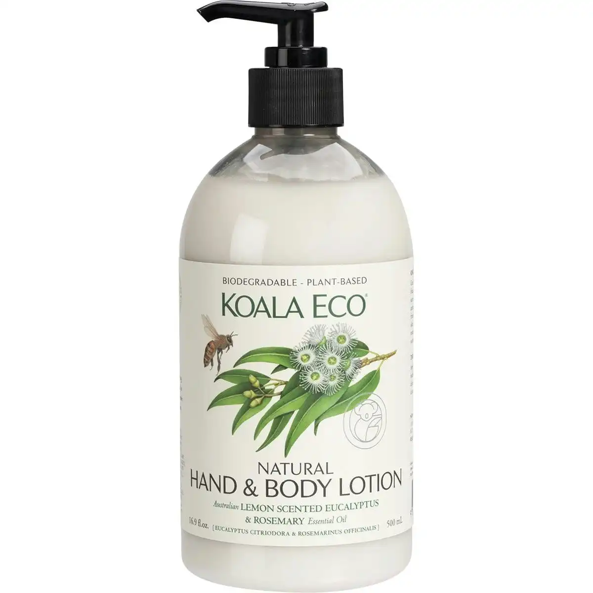 Koala Eco Hand And Body Lotion Lemon Scented, Eucalyptus & Rosemary 500ml