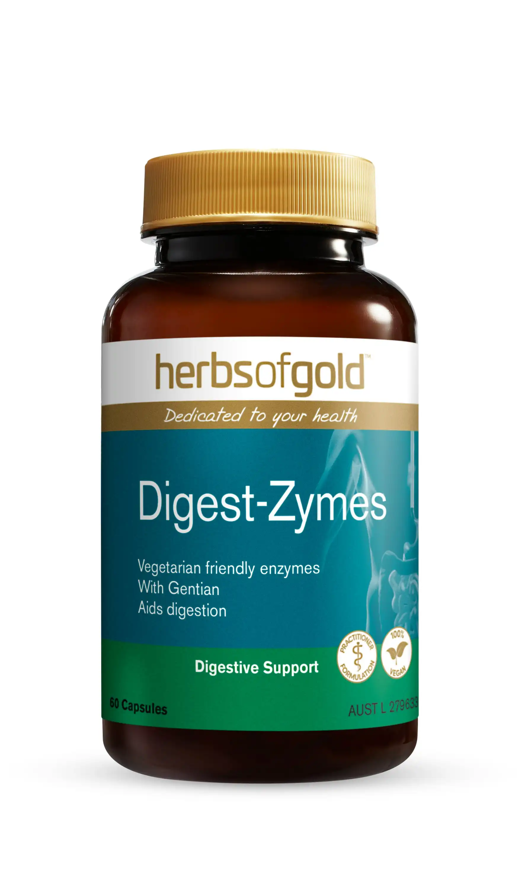 Herbs Of Gold Digest-Zymes 60c
