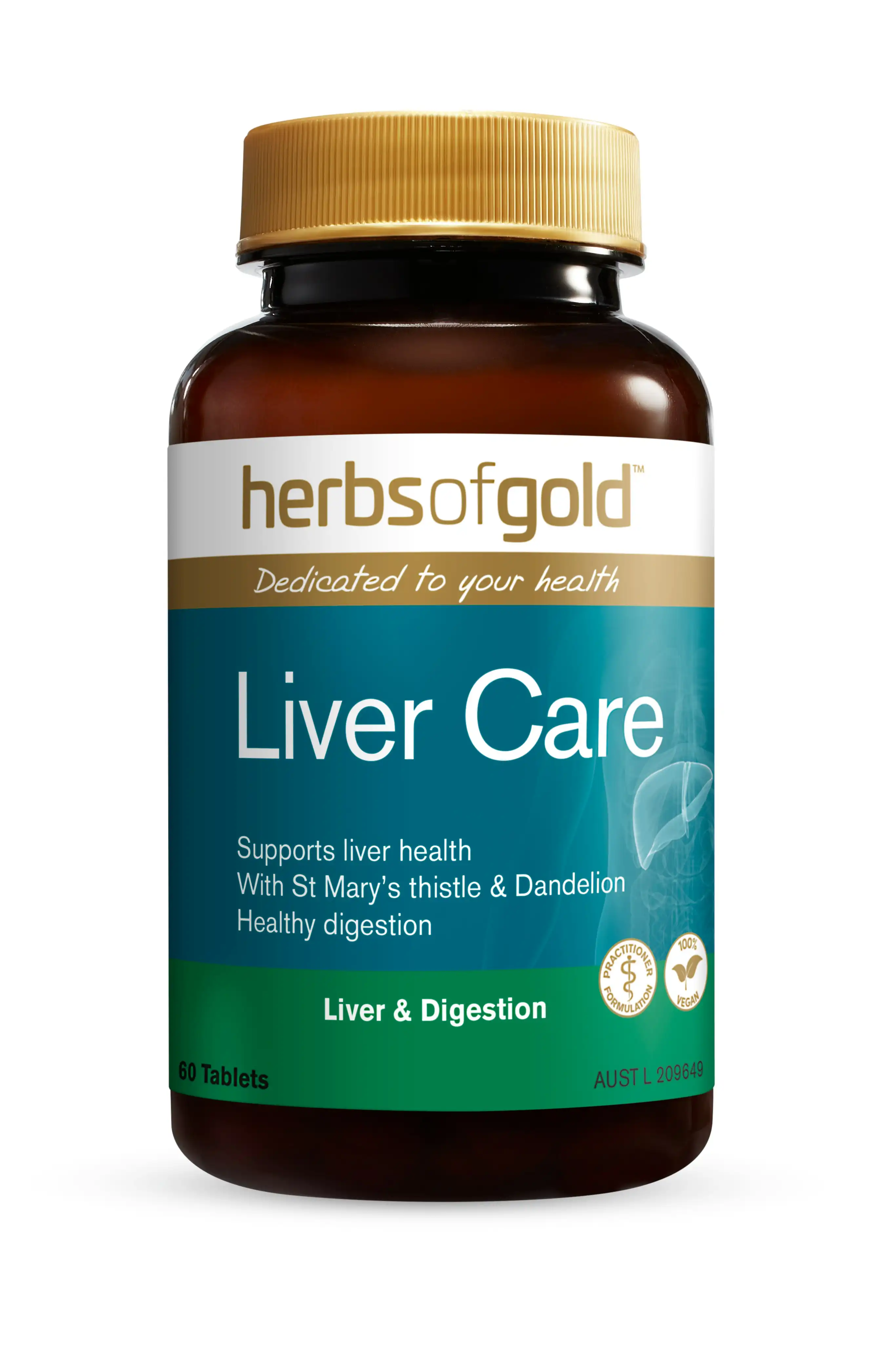 Herbs Of Gold Liver Care 60t