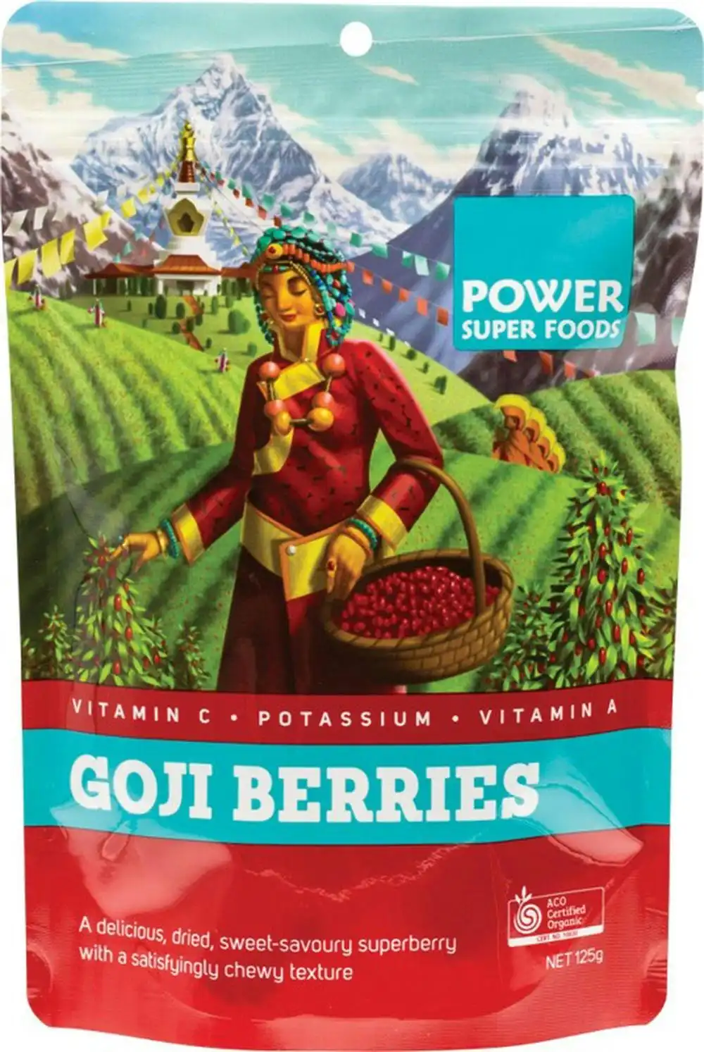 Power Super Foods Goji Berries Organic 125g