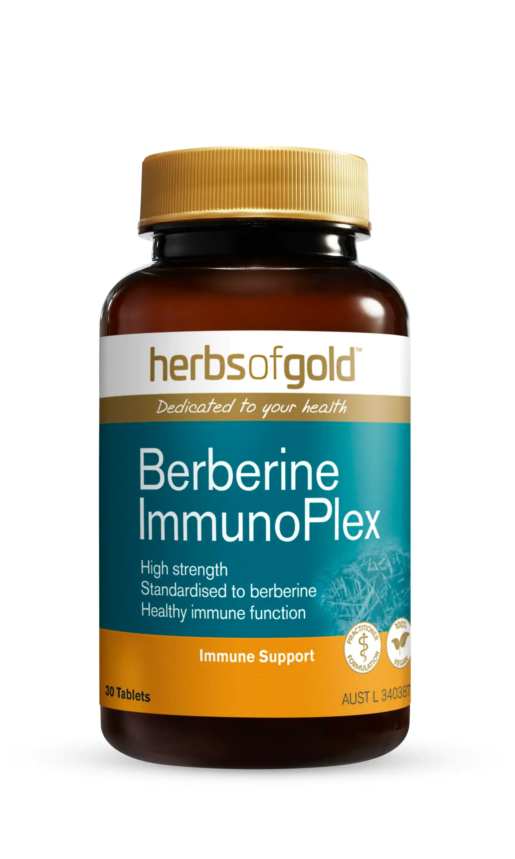 Herbs Of Gold Berberine ImmunoPlex 30t