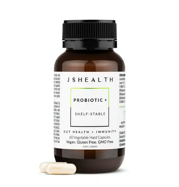 JSHEALTH Probiotic + Shelf-Stable 60 Capsules