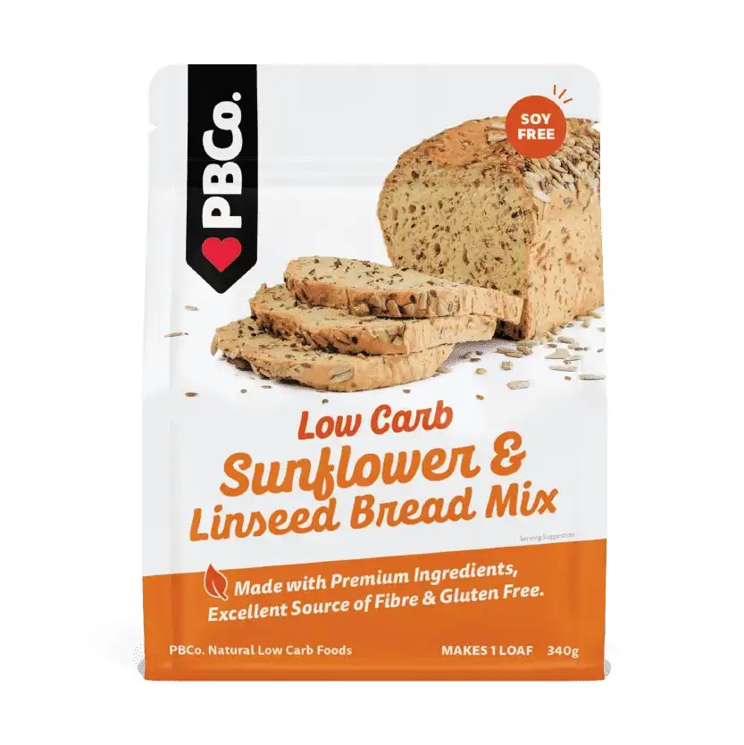 Pbco Sunflower & Linseed Bread Mix Low Carb 340g