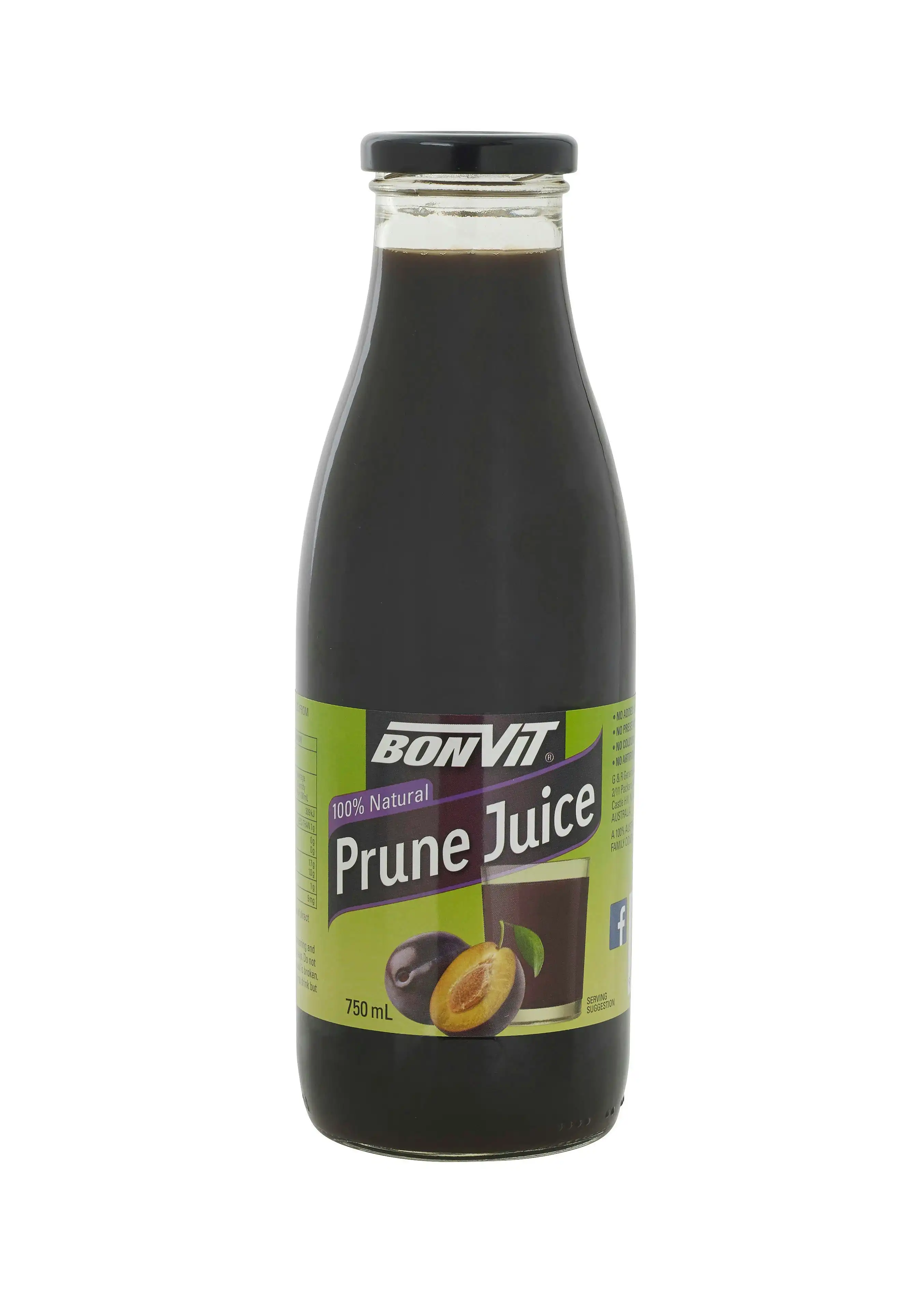 Bonvit Prune Juice 100% 750ml