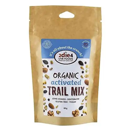 2die4 Live Foods Organic Activated Trail Mix 80g