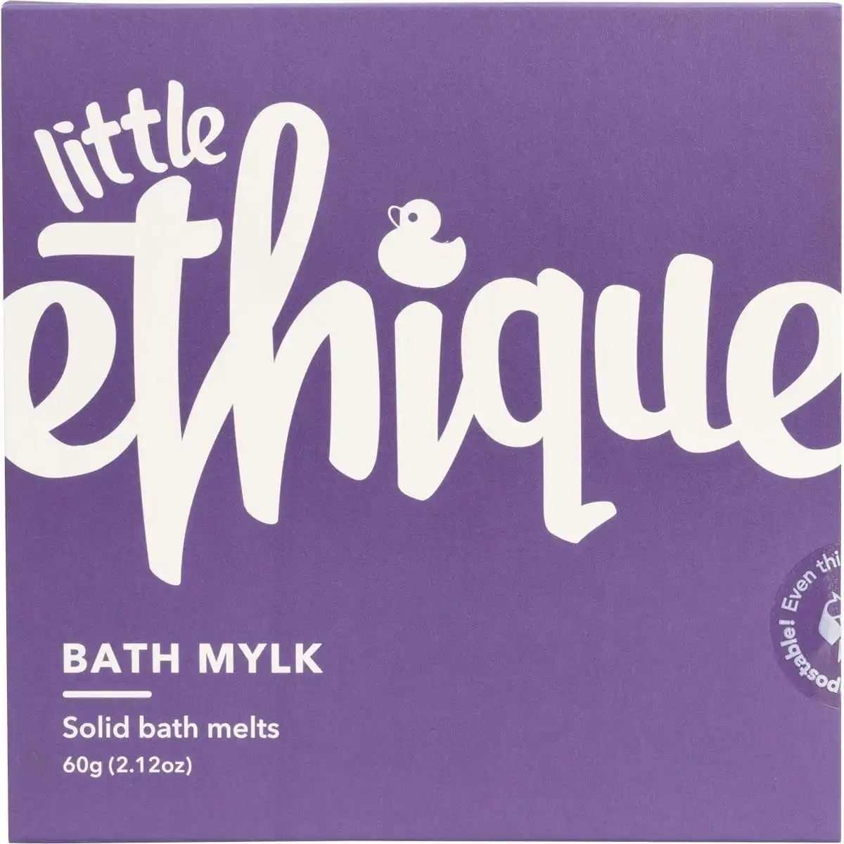 LITTLE ETHIQUE Solid Bath Melts 4x Minis - Bath Mylk (kids) 60g
