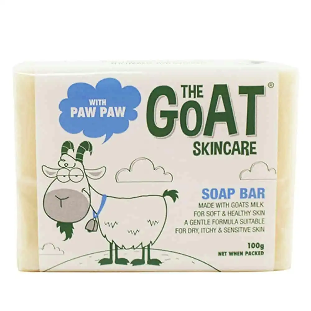 The Goat Skincare Soap Bar with Paw Paw - 100g Carton 12