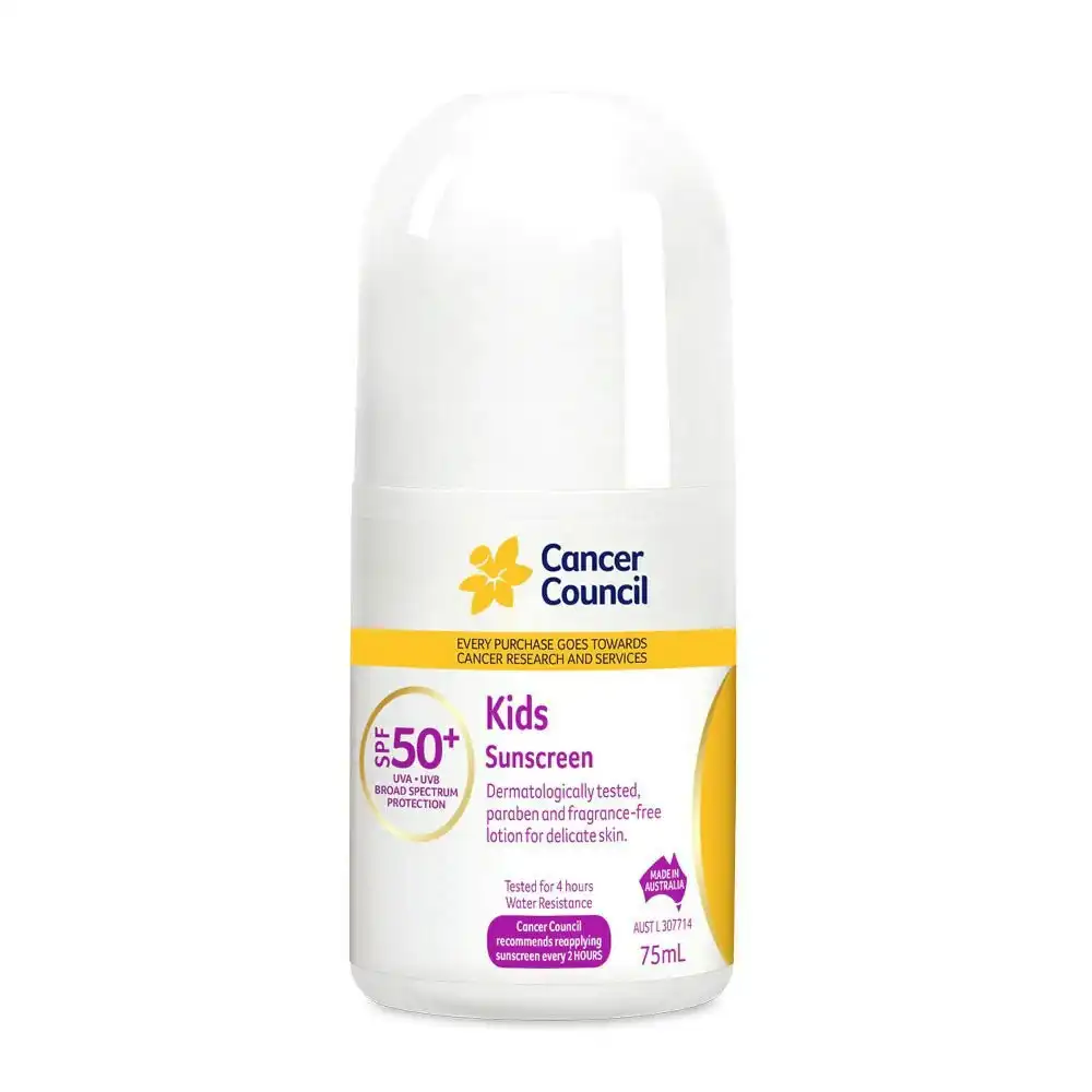 Cancer Council SPF 50+ Kids 75ml Roll On