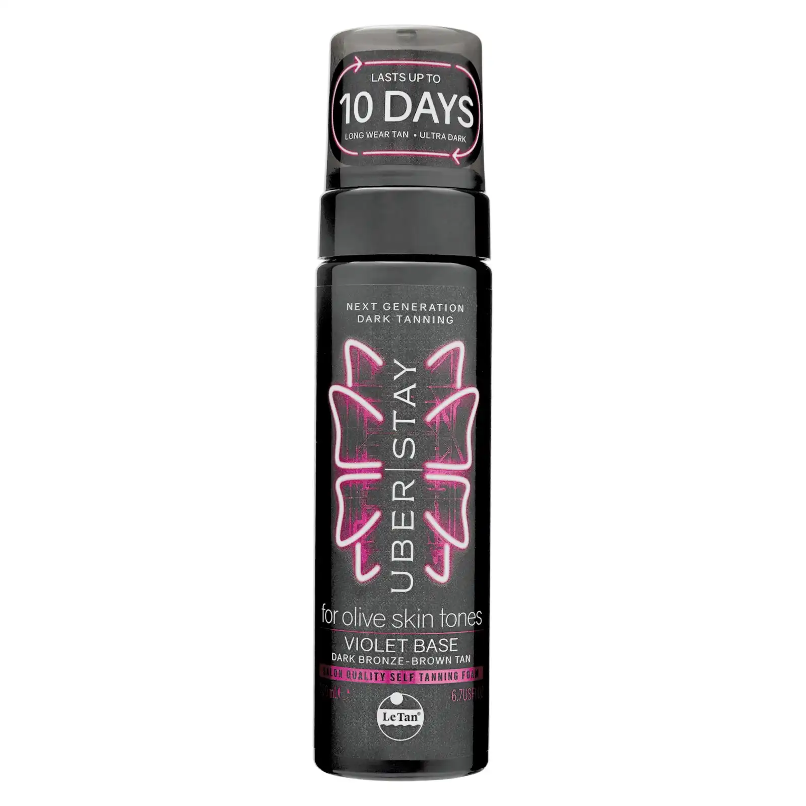 Le Tan Uber Stay Self Tanning Foam Violet MOUSSE 200ML