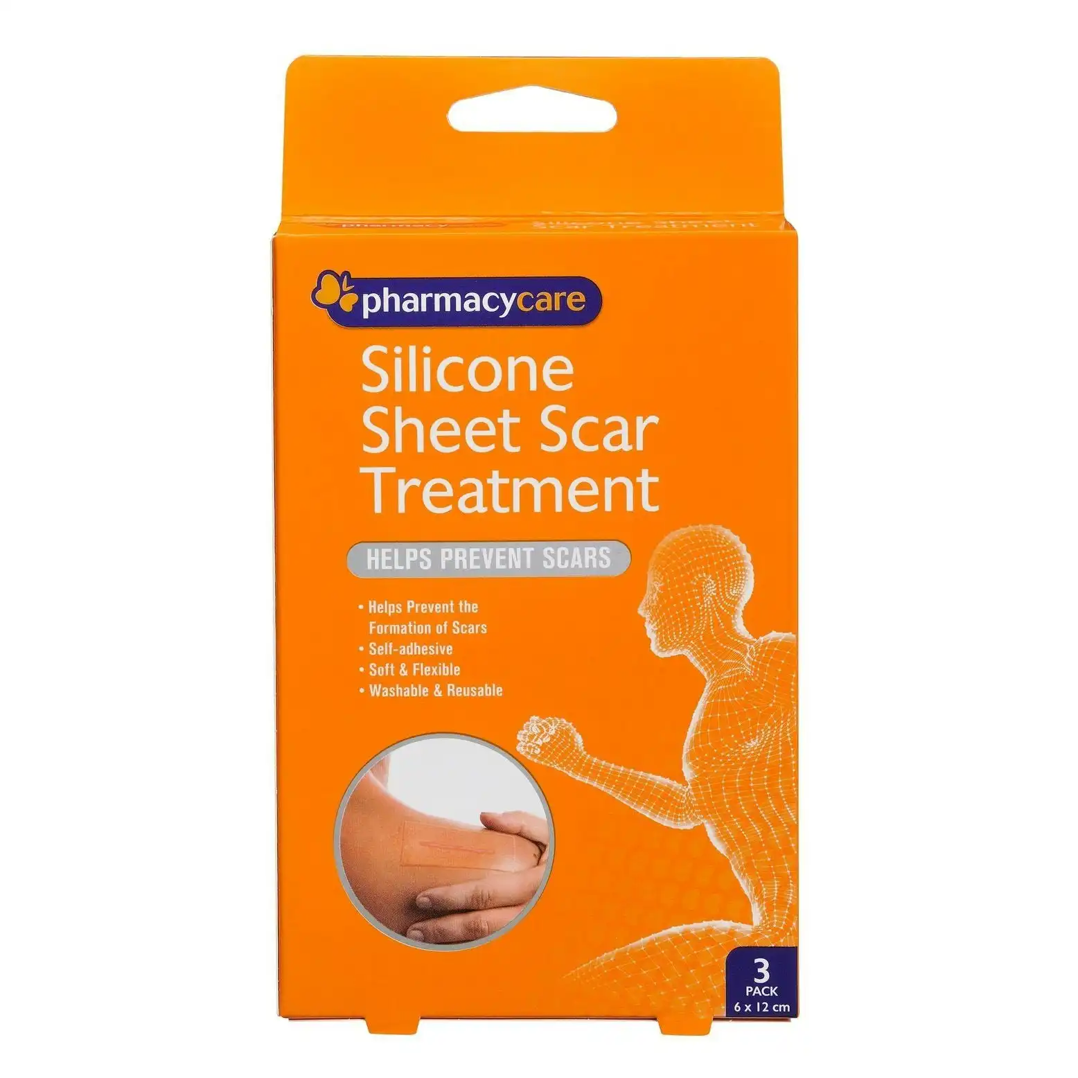 Pharmacy Care Silicone Sheet Scar Treatment  3 Pack