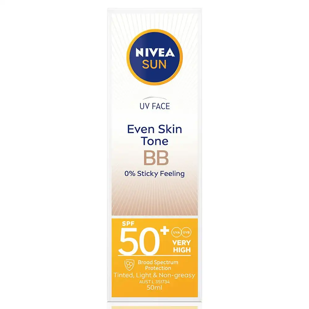 Nivea Sun UV Face Sunscreen BB Cream SPF50 50ml