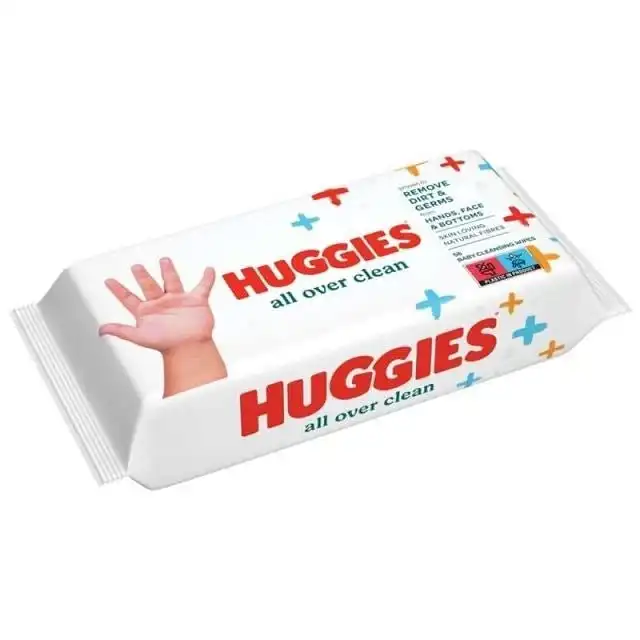 Huggies All Over Clean Baby Wipes 56