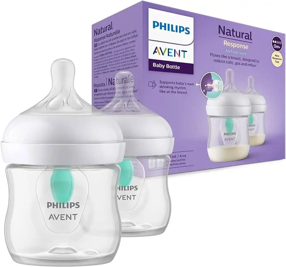 Avent Natural Response Airfree Vent 125ml Bottle 2 Pack