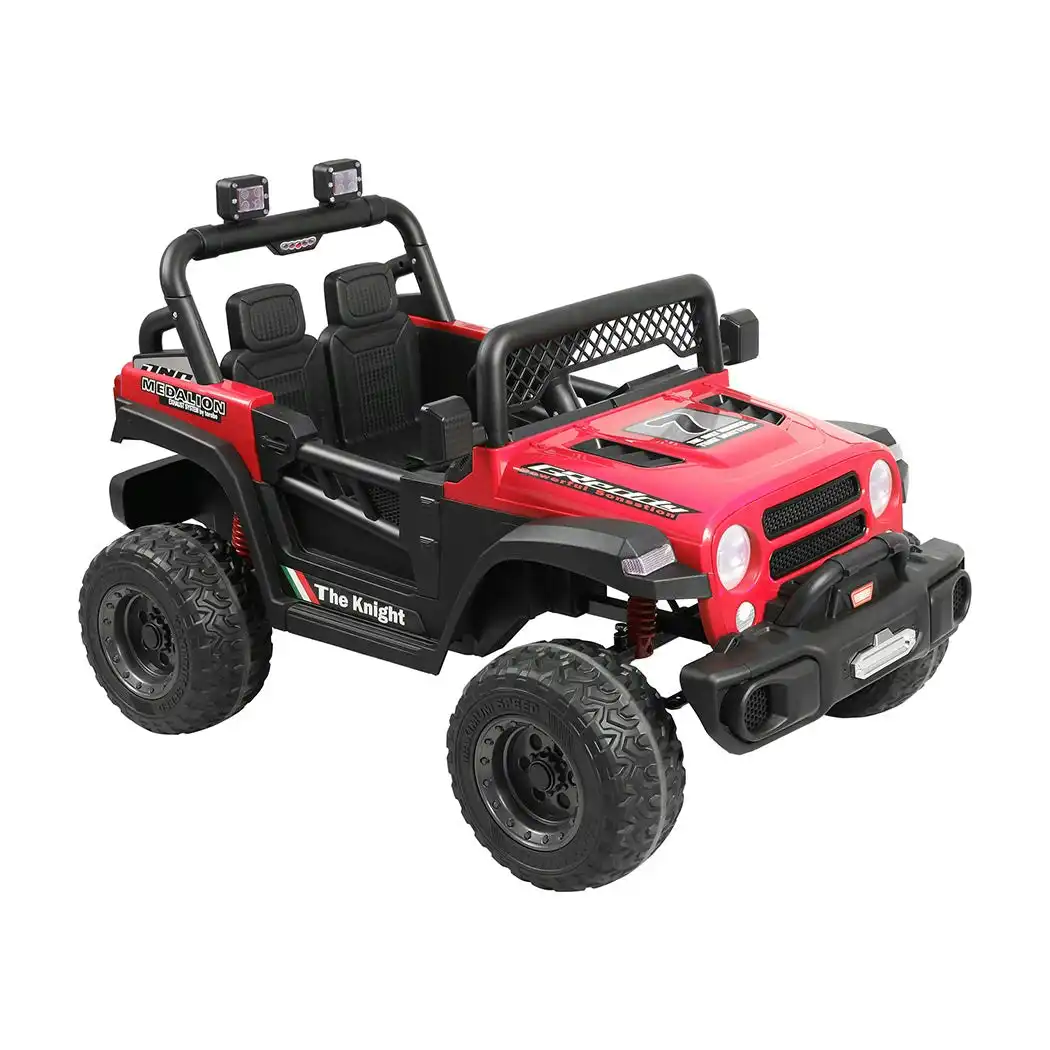 BoPeep Kids Ride On Car Electric Jeep Off Road Toy Remote Control Dual Motor Red