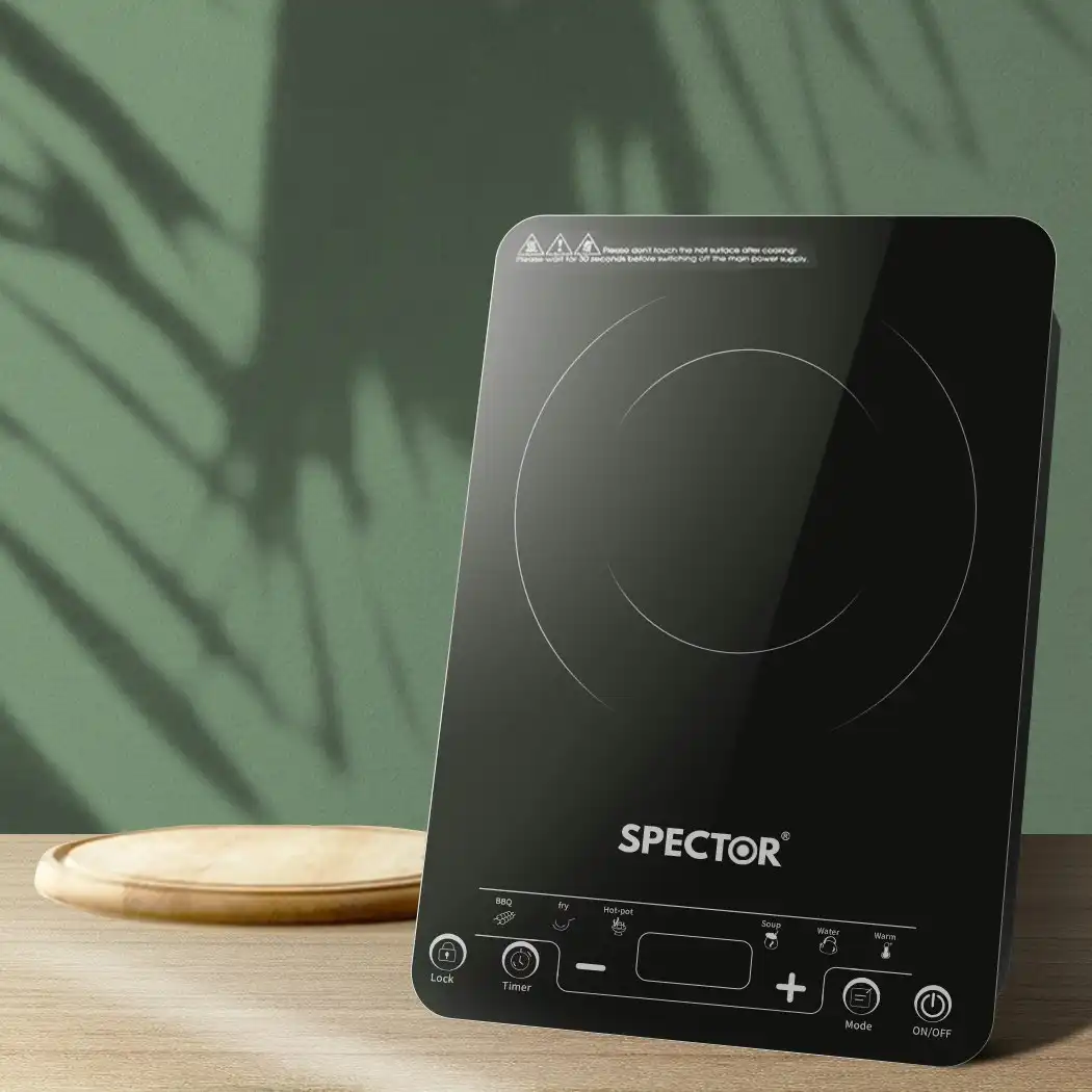 Spector Electric Induction Cooktop Portable Ceramic Kitchen Cooker Touch 2000W