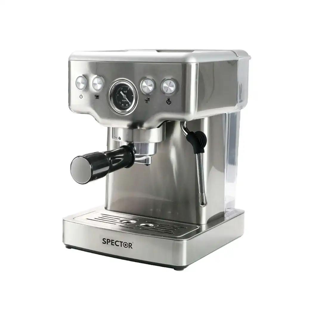Spector Coffee Machine 20 Bar Espresso Cappuccino Maker Frother LCD Pre-soaking