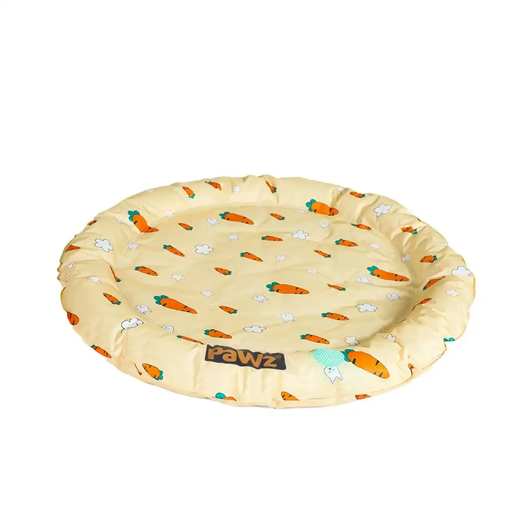 Pawz Pet Cool Gel Mat Cat Bed Dog Bolster Waterproof Self-cooling Pads Summer M
