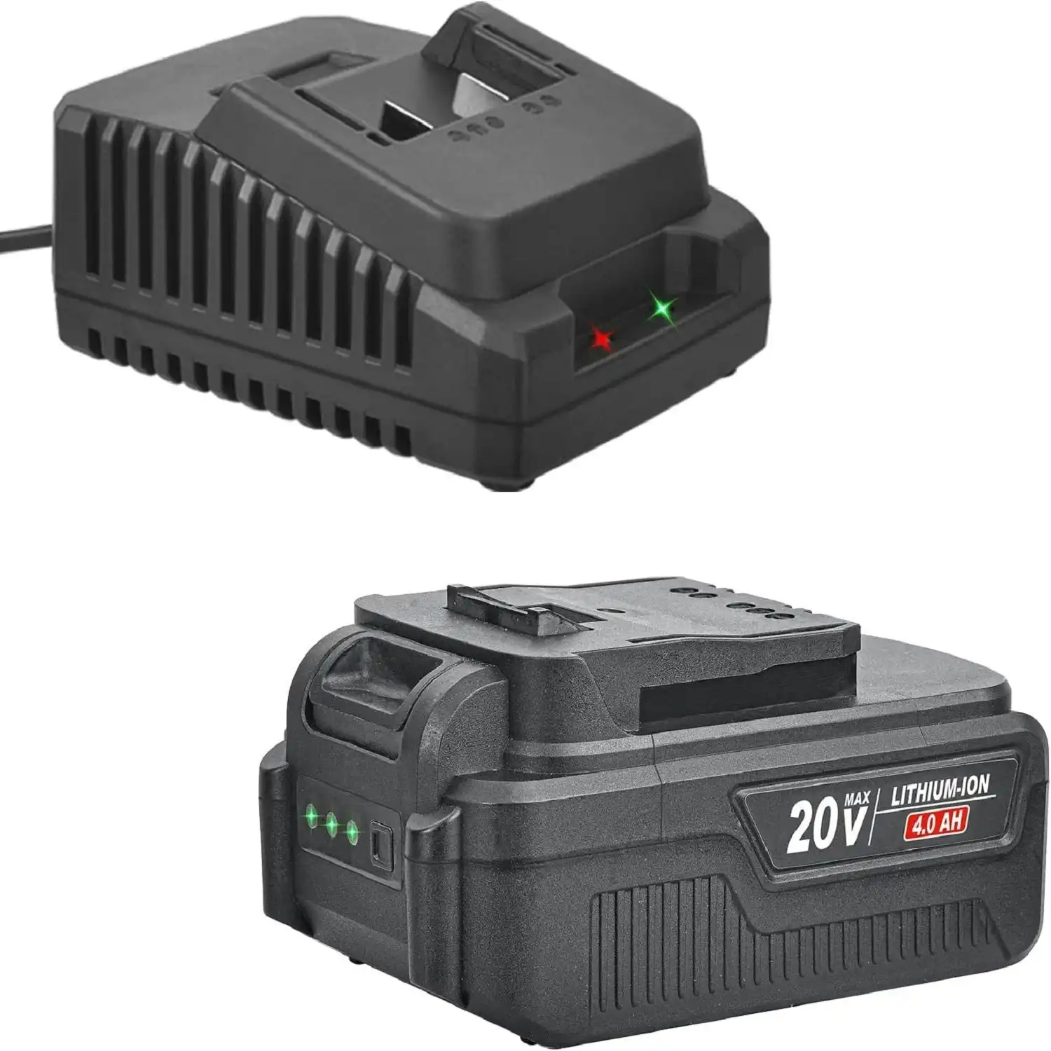 Topex 20v 4.0Ah Battery & Fast Charger Kit