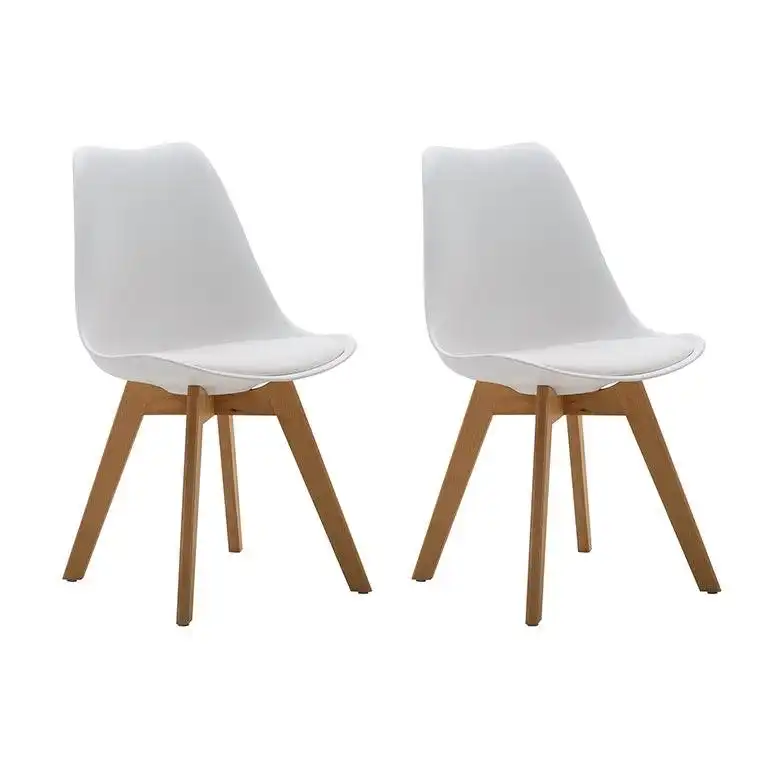 Chotto - Ando Dining Chairs - White x 2
