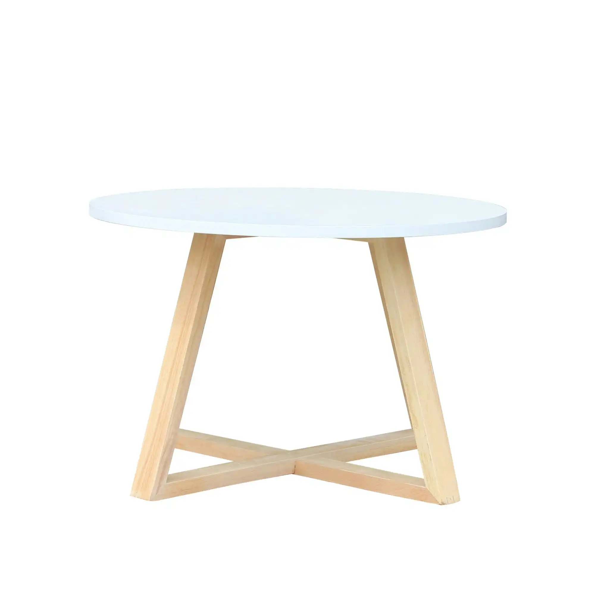 Chotto - Juji Round Top Coffee Table - White - 70cm
