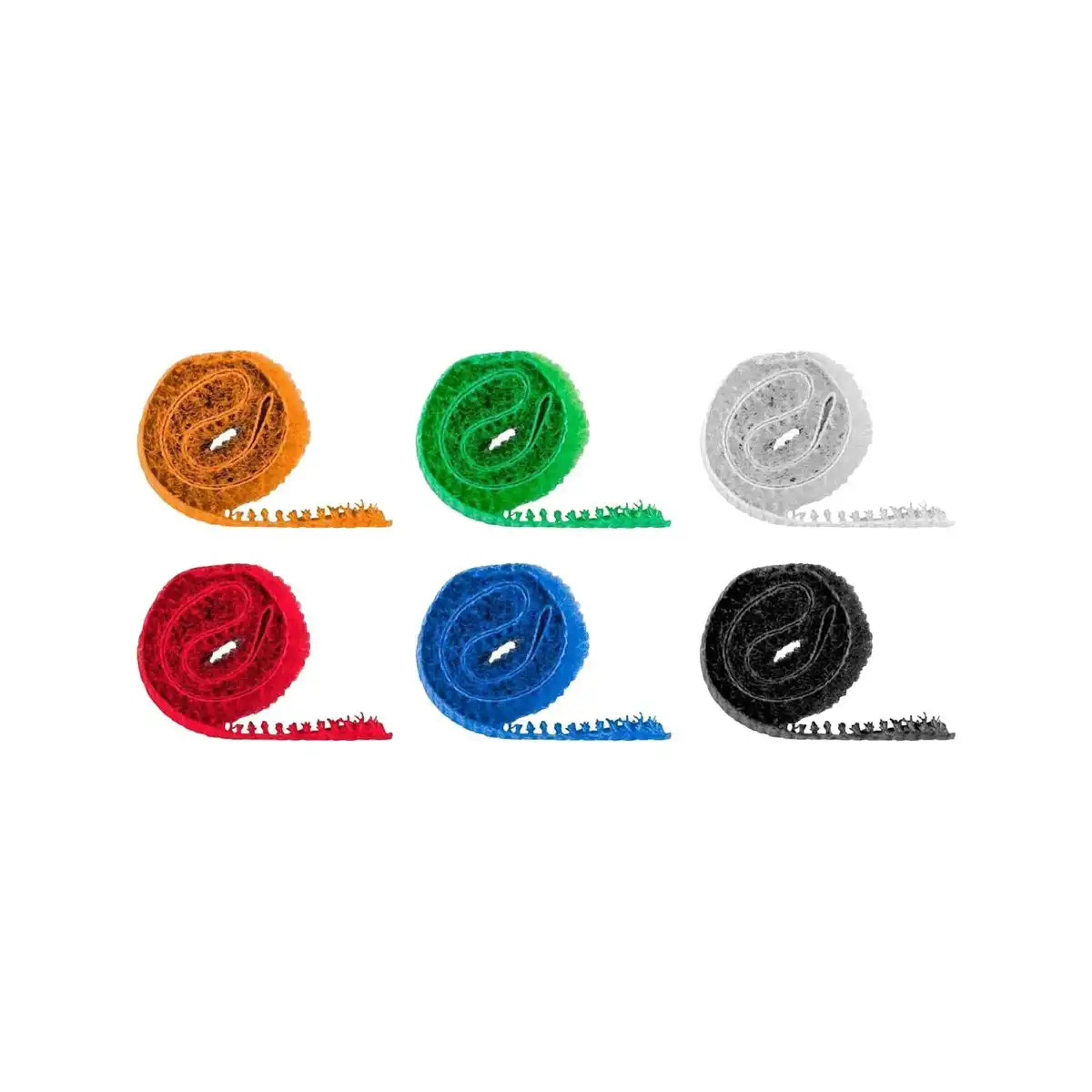 Goobay Cable Management Hook & Loop Set - Multicolor