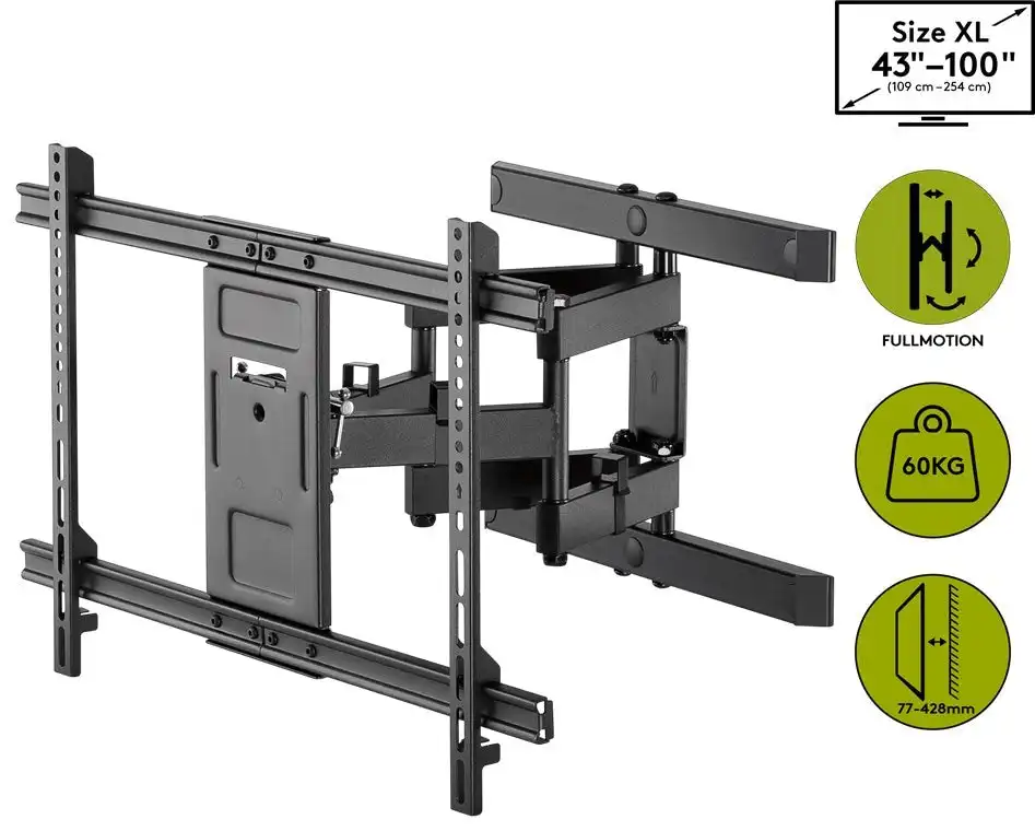 Goobay TV Wall Mount FULLMOTION Pro for X-Large TVs (43-100")