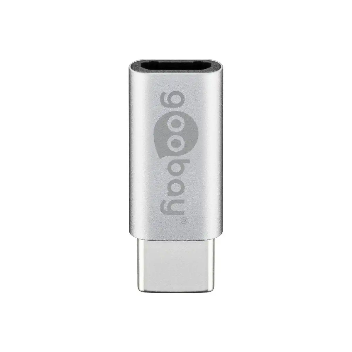 Goobay USB-C male > USB 2.0 Micro female (Type B) - Silver