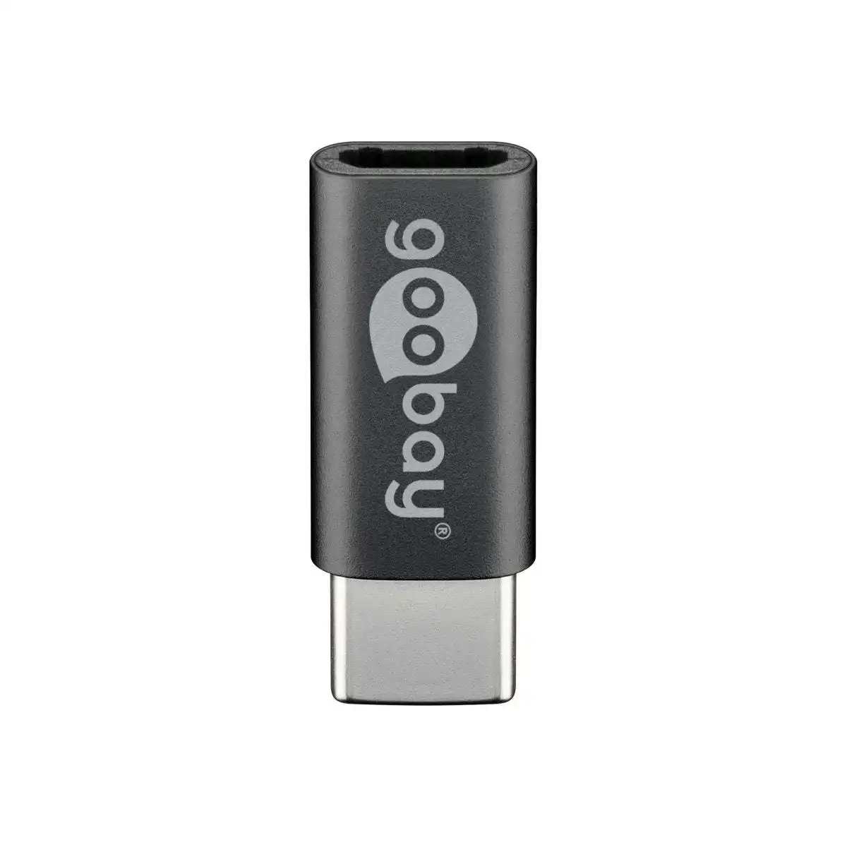 Goobay USB-C male > USB 2.0 Micro female (Type B) - Grey