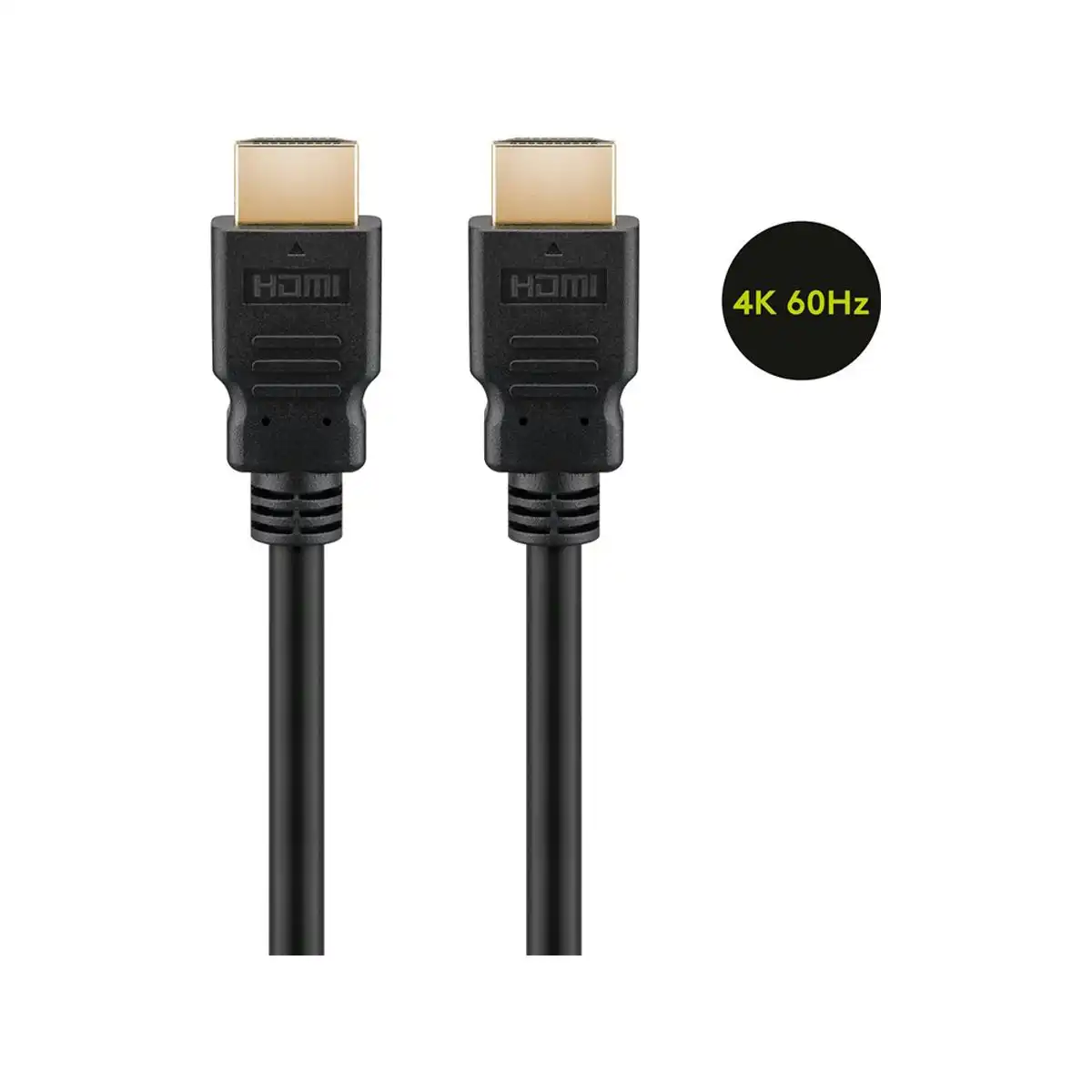 Goobay Series 2.0 HDMI Male > Male Cable with Ethernet 0.5M for PlayStation or Xbox - Black