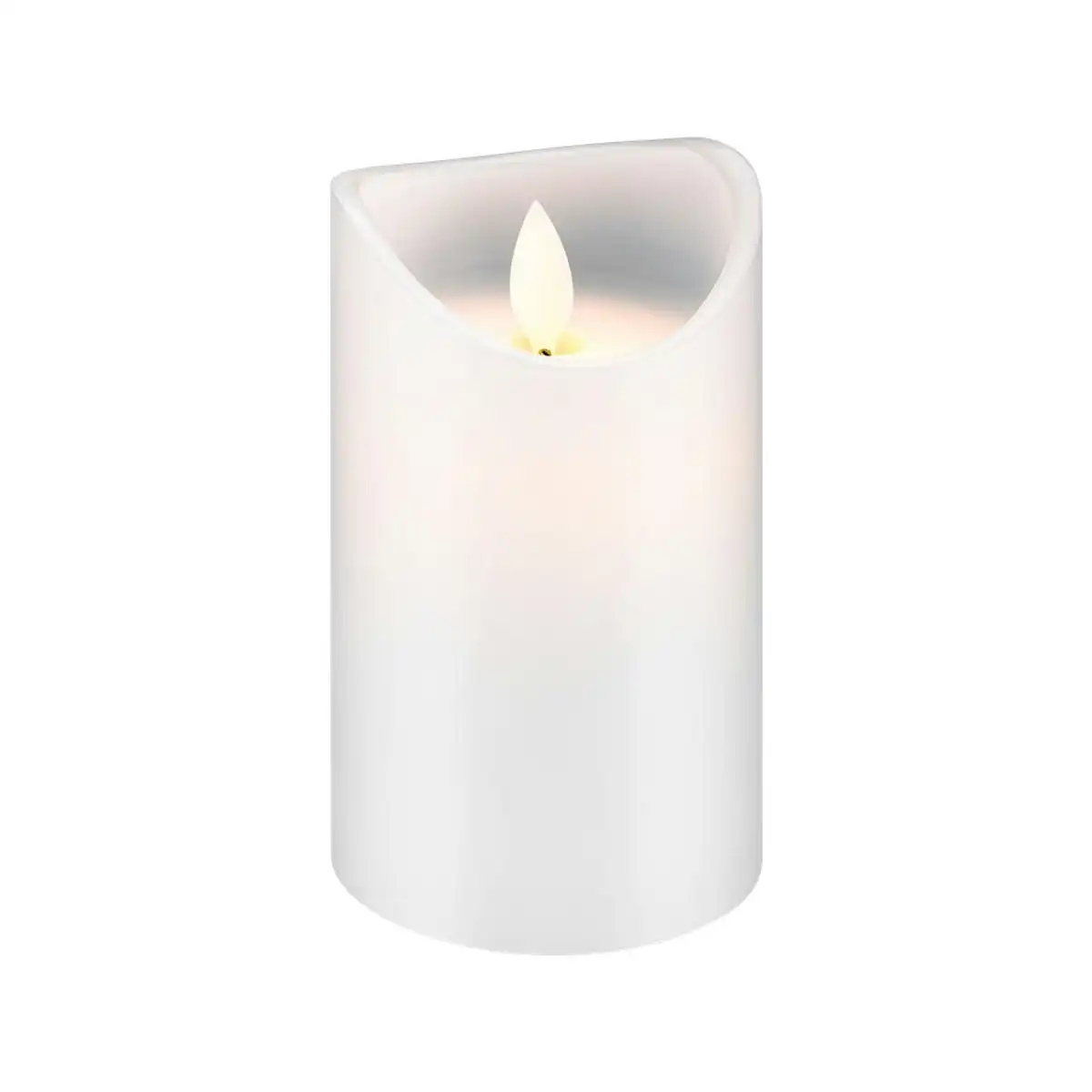 Goobay LED Wax Candle 7.5 x 12.5 cm - White