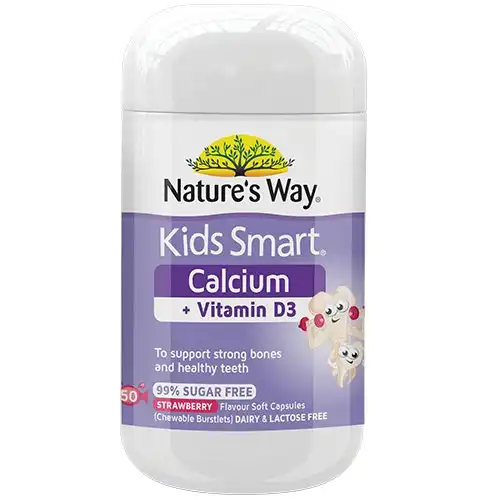 Natures Way Kids Smart Calcium 50 Caps