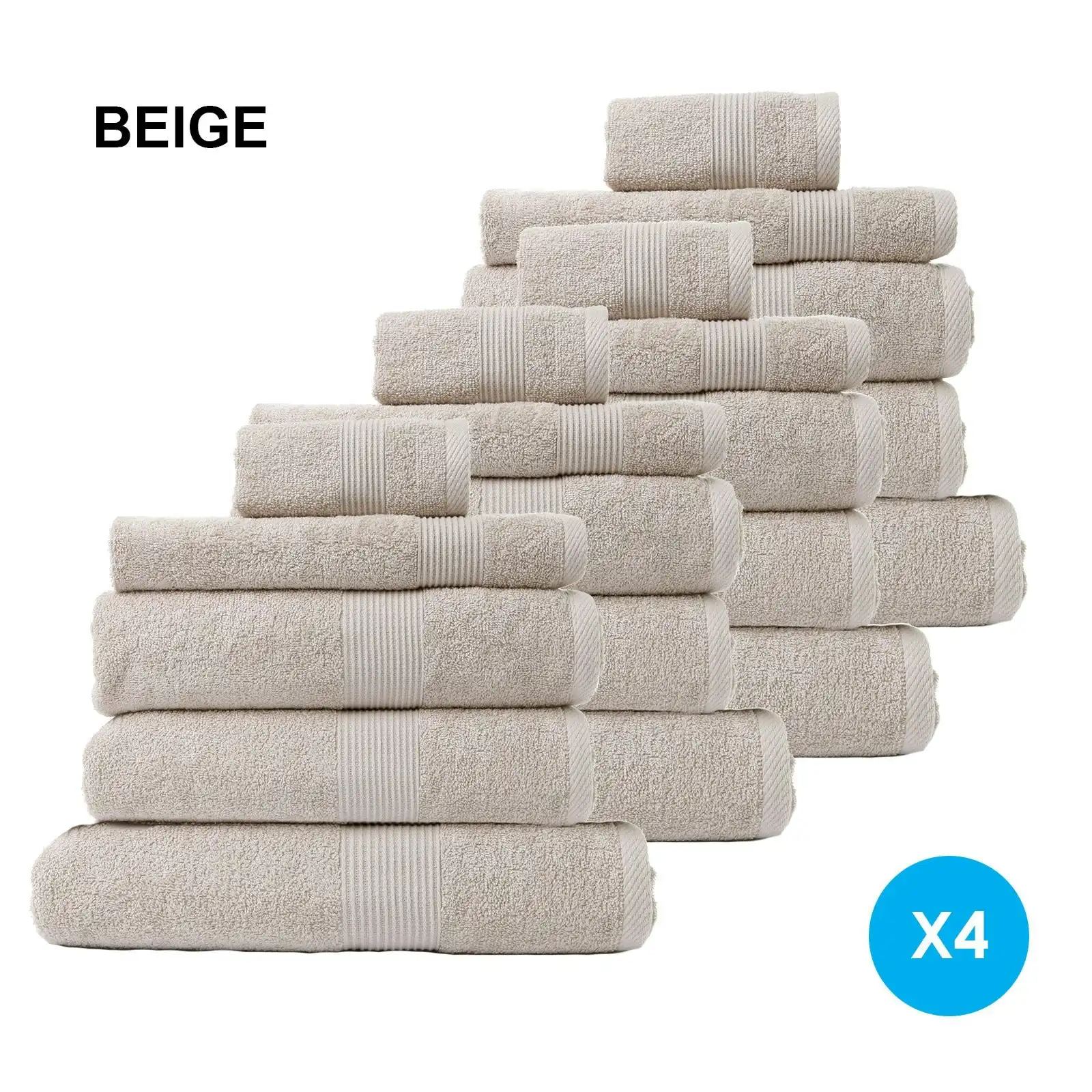 Royal Comfort 20 Piece Cotton Bamboo Towel Bundle Set 450GSM Luxurious Absorbent
