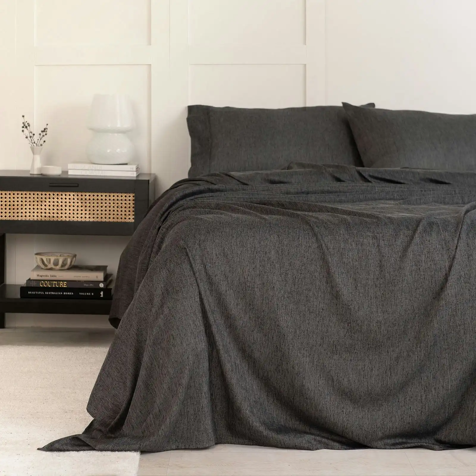 Royal Comfort Flax Linen Blend Sheet Set Bedding Luxury Breathable Ultra Soft