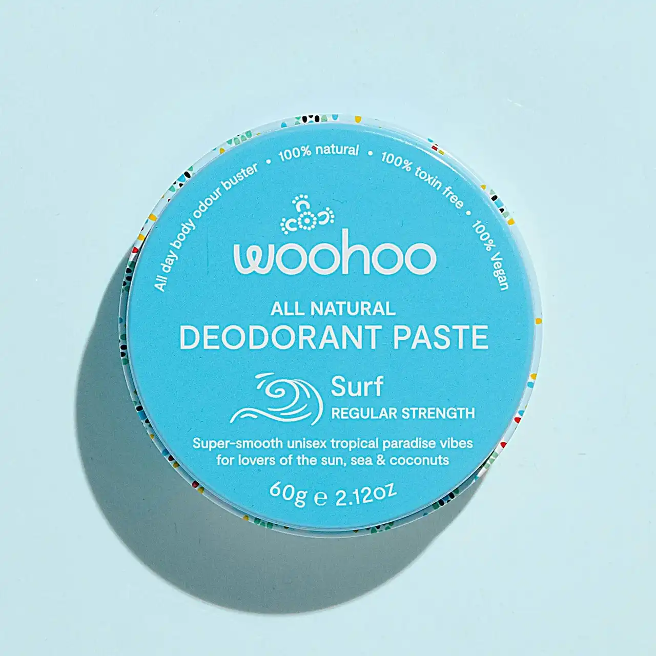 Woohoo All Natural Deodorant Paste Surf 60g
