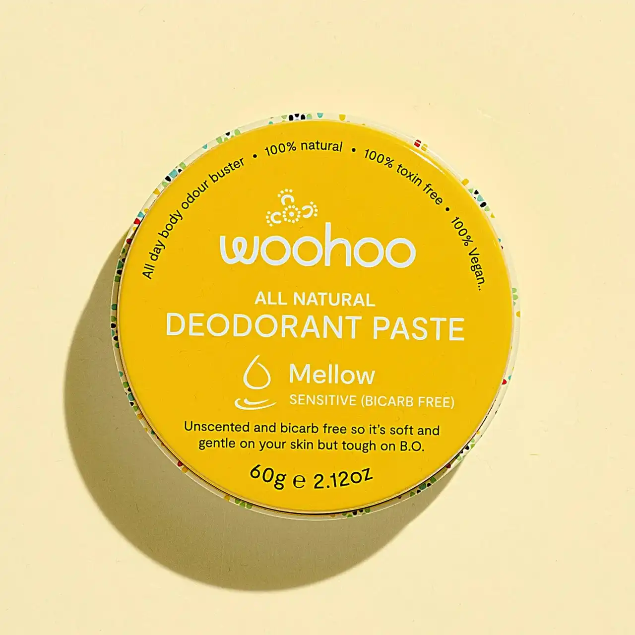 Woohoo All Natural Deodorant Paste Mellow 60g