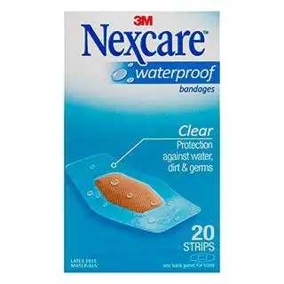 Nexcare Waterproof Clear Bandages 20